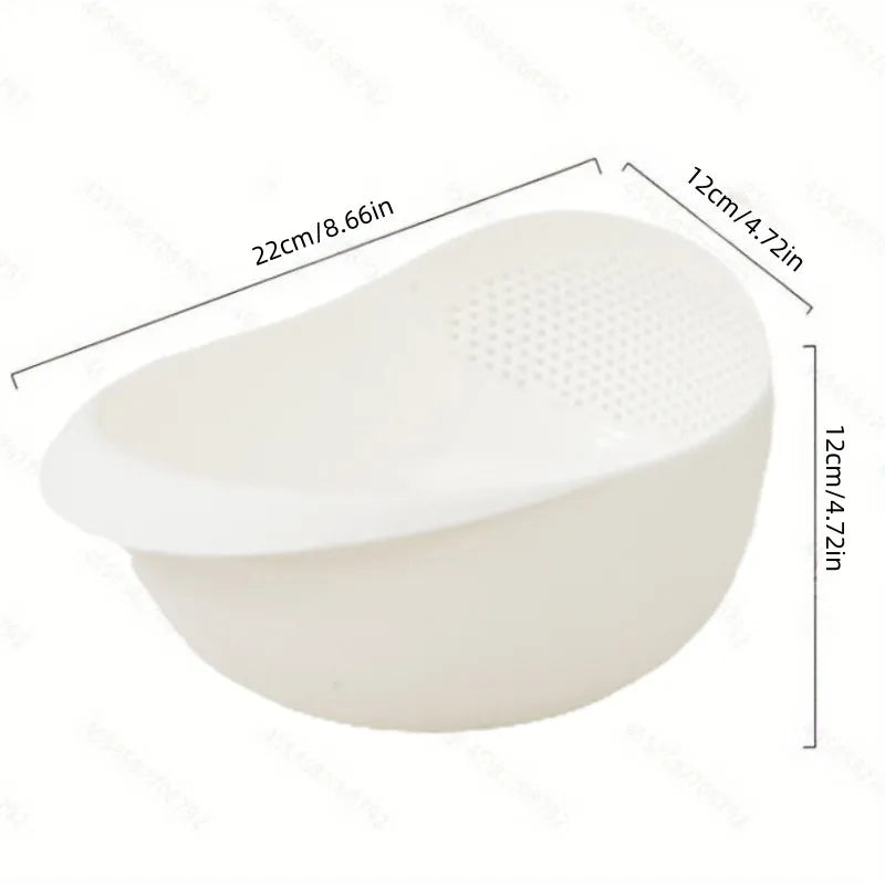 Kitchen Rice Filter & Fine Mesh Washing Bowl