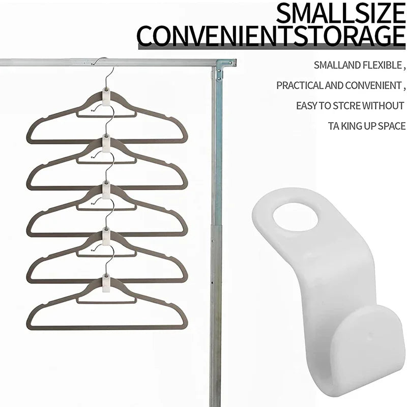 Space Saving Hanger Connector Hooks | Cascading Closet Extender