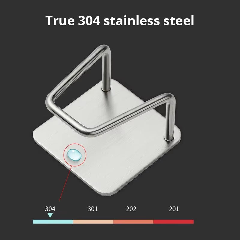 Stainless Steel In-Sink Sponge Holder – Self-Adhesive
