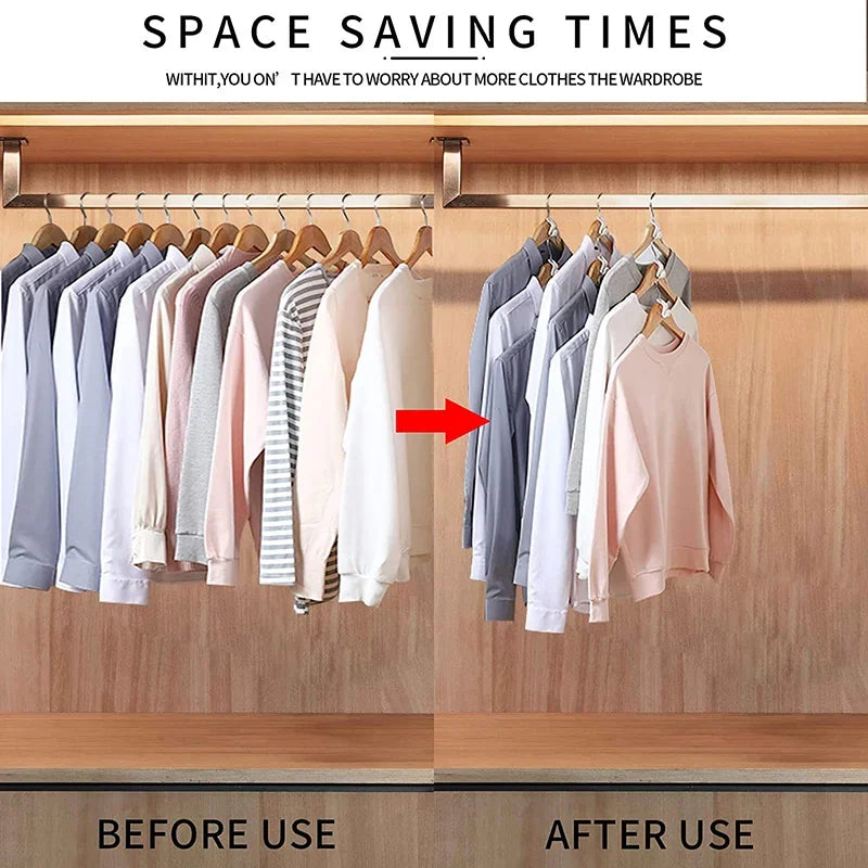 Space Saving Hanger Connector Hooks | Cascading Closet Extender