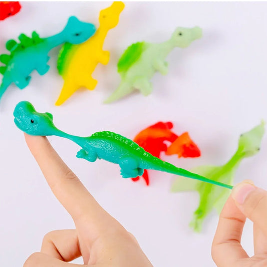 5-20Pcs Colorful Finger Catapult Dinosaur Games Birthday Shower Party Favor Giveaway