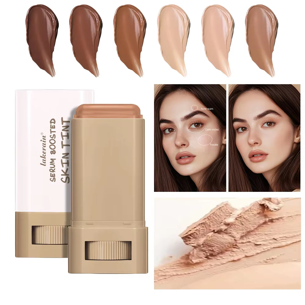 Magic Eraser Foundation Stick Serum Boosted Skin Tint Foundation Stick Travel Bronze