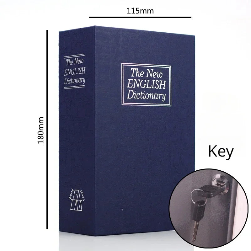 Dictionary Mini Book Safe Security Key Locker Money Hidden Secret Safe Box Cash Storage