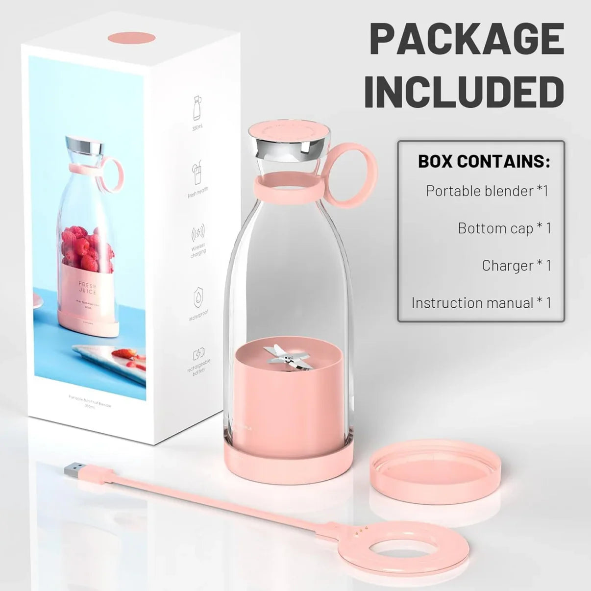 Portable Mini Juicer Blender — Fresh Smoothies Anywhere, Anytime
