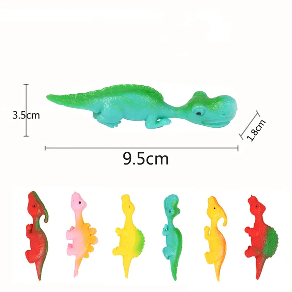 5-20Pcs Colorful Finger Catapult Dinosaur Games Birthday Shower Party Favor Giveaway