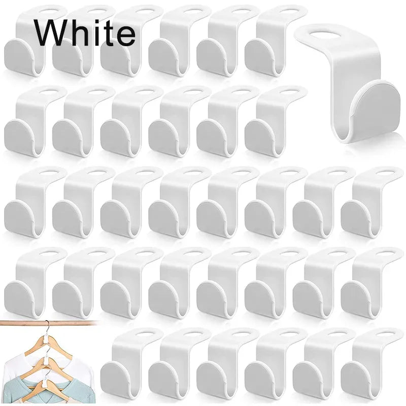 Space Saving Hanger Connector Hooks | Cascading Closet Extender