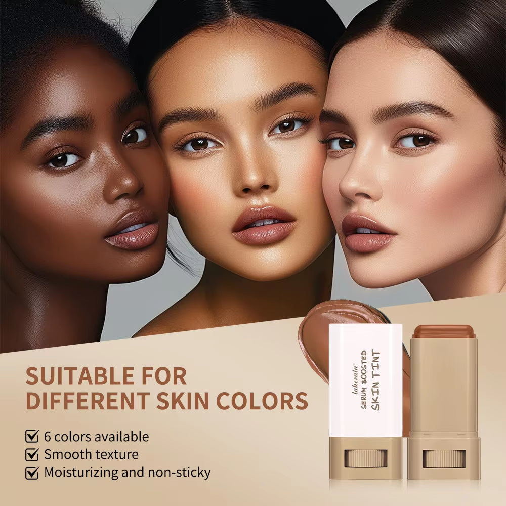 Magic Eraser Foundation Stick Serum Boosted Skin Tint Foundation Stick Travel Bronze