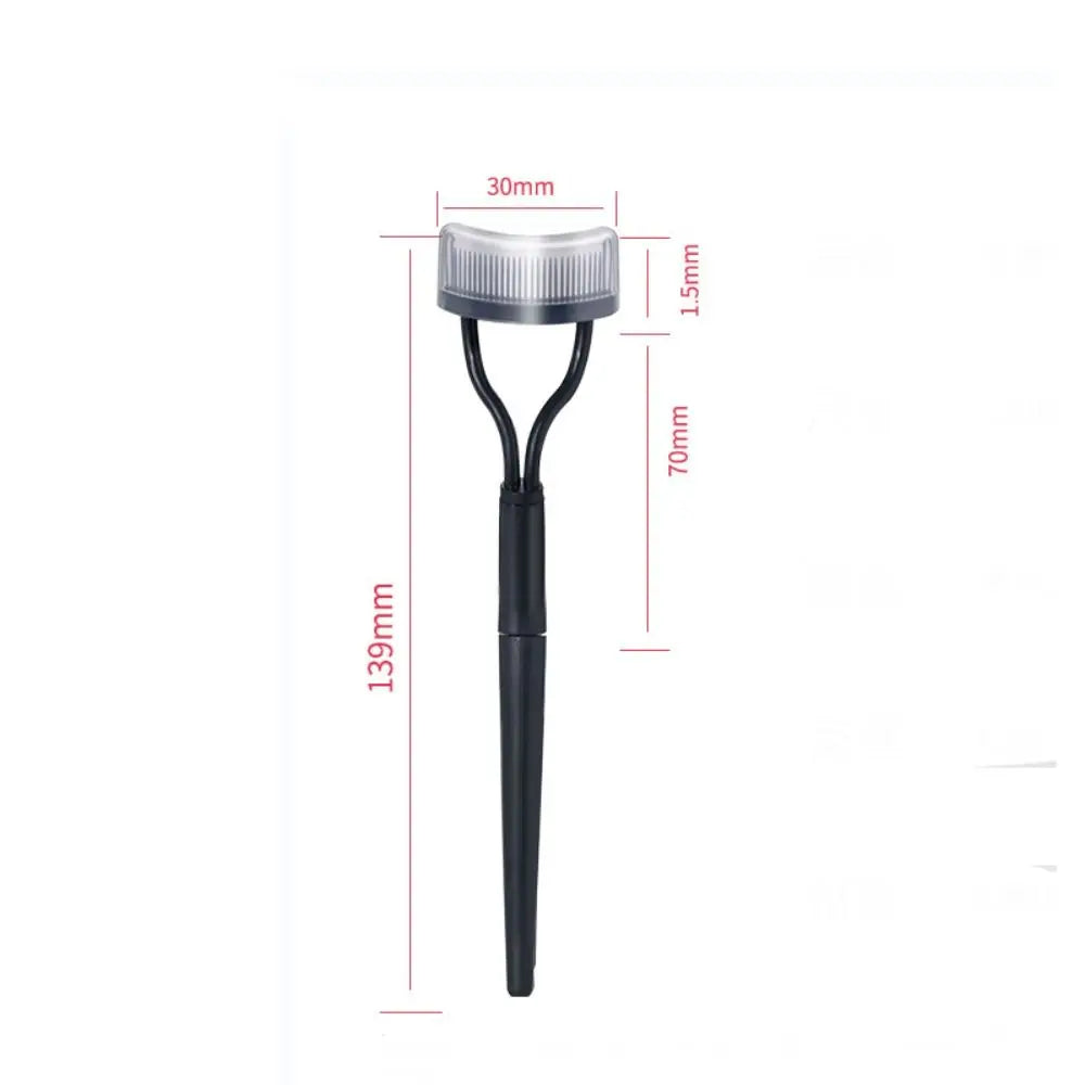 New Metal Brush Eyelash Brush Comb Stainless Steel Black Lash Separator Mascara