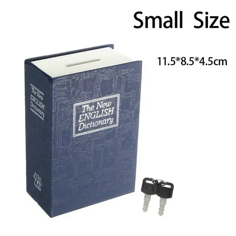 Dictionary Mini Book Safe Security Key Locker Money Hidden Secret Safe Box Cash Storage