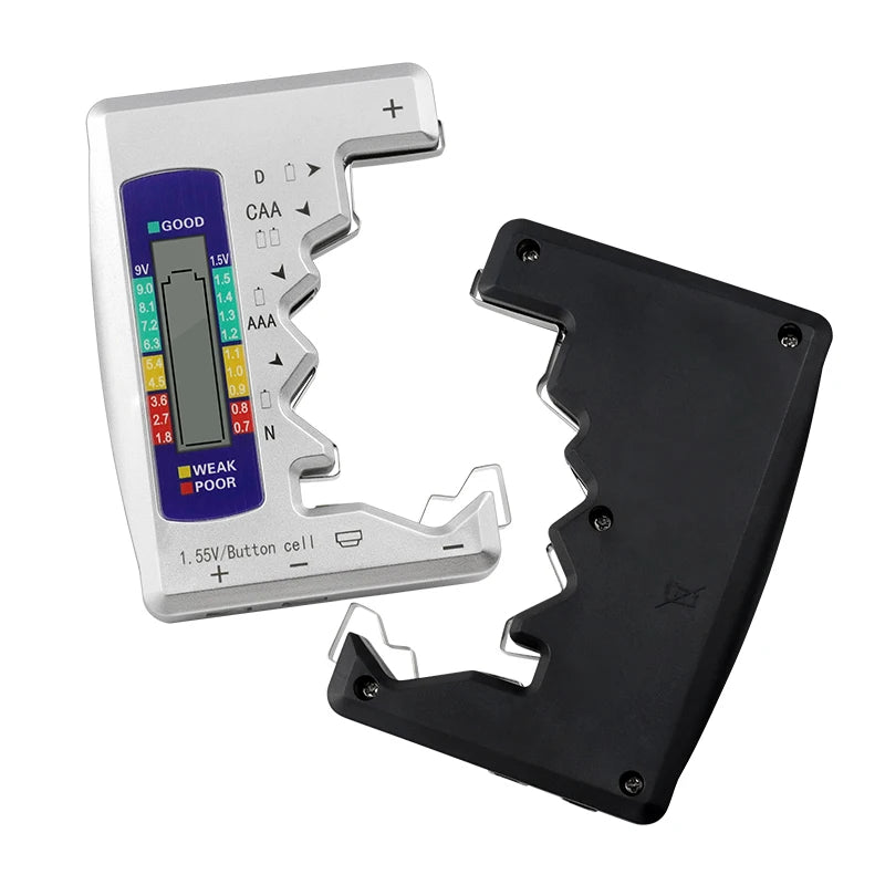 Digital Battery Tester Analyzer Testing Meter LCD Display AA AAA Button Cell Load Analyzer