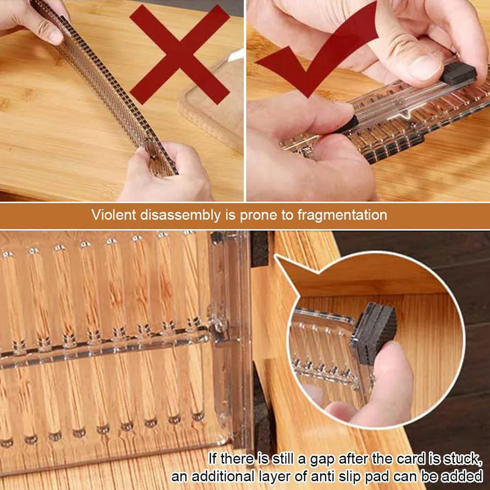 Expandable Drawer Dividers 10.8-20Inch Adjustable Drawer Divider Organizers for Drawer Separators Dresser Drawer Organizer