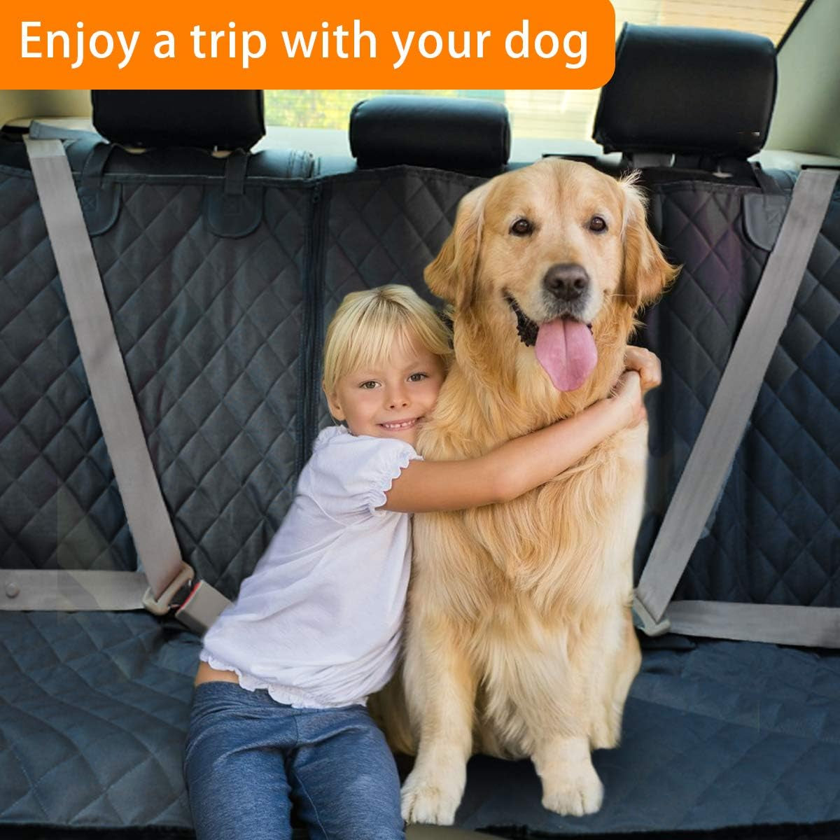 Airtight Nonslip Pet Hammock for Cars & SUVs