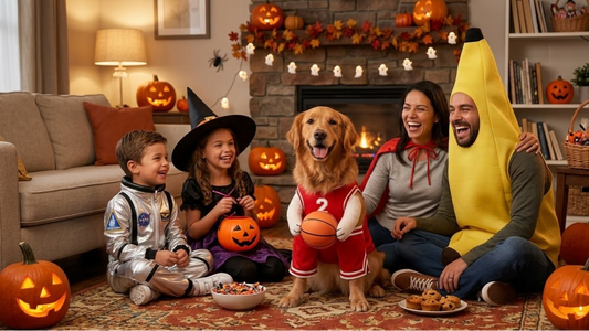 Dog Basketball Player Costume with Ball