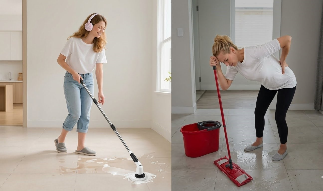 7-in-1 Cordless Electric Spin Scrubber