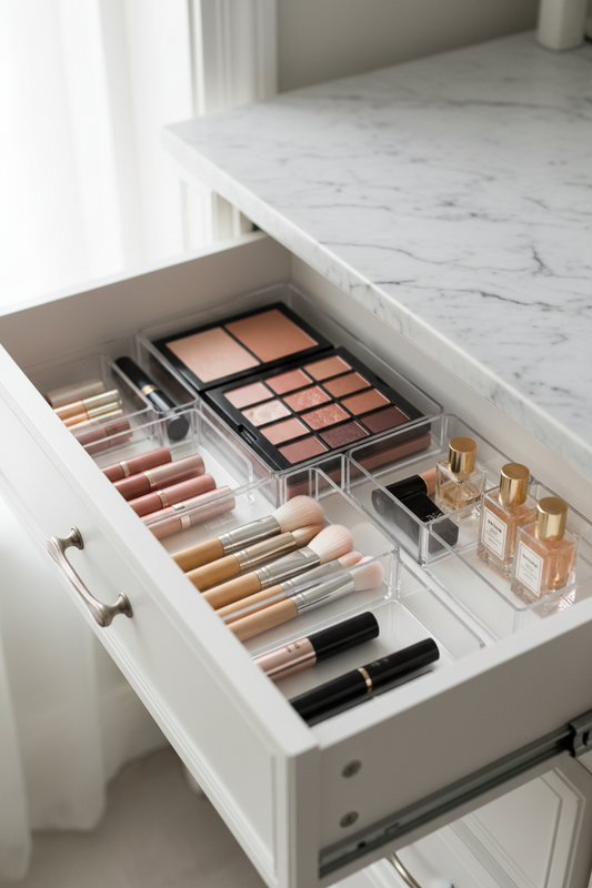 Clear Modular Drawer Organizer Set (25-Piece)