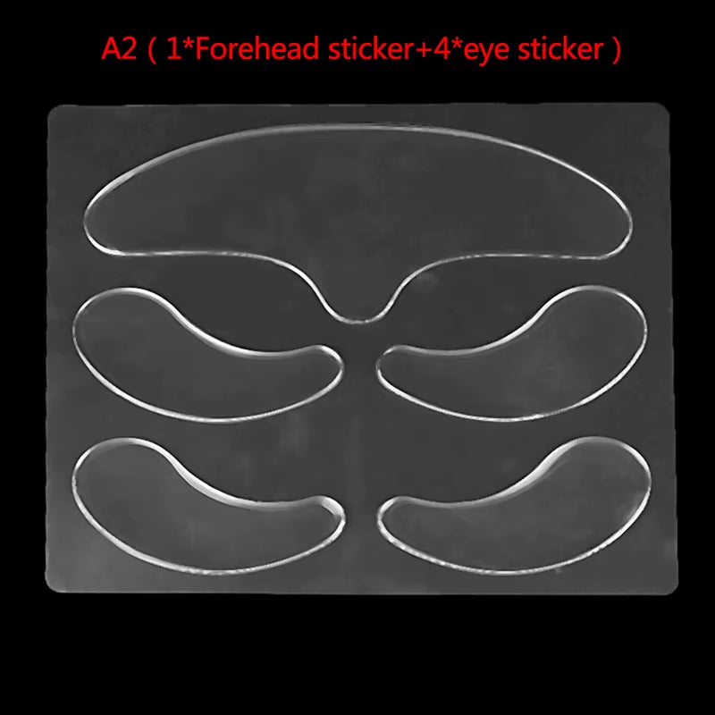 Reusable Silicone Anti-Wrinkle Face Forehead Cheek Chin Sticker anti Aging Facial Skin Lifting Patches