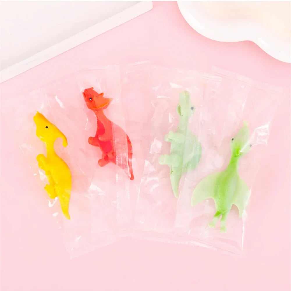 5-20Pcs Colorful Finger Catapult Dinosaur Games Birthday Shower Party Favor Giveaway