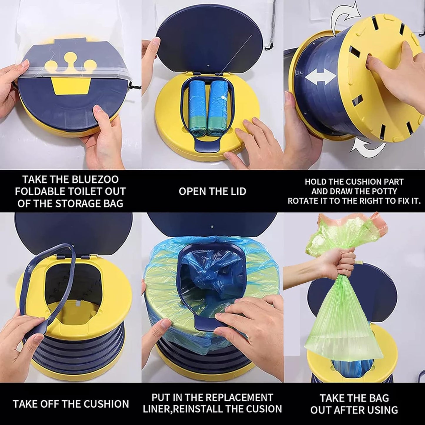 Travel Potty,Car Potty for Toddler,Portable Toilet for Kids