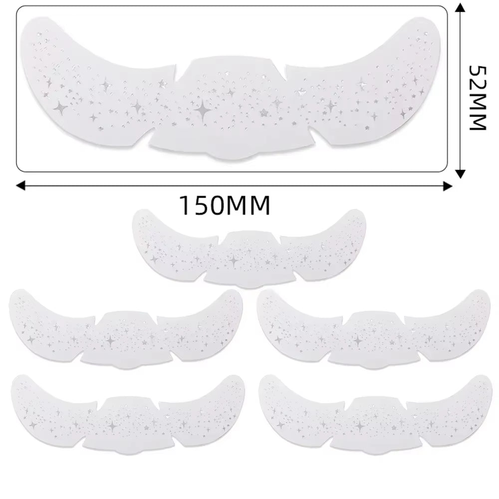 6Pcs Hot Stamping Freckles Makeup Patches Metallic Golden Silver Fake Freckles Temporary Tattoo Stickers