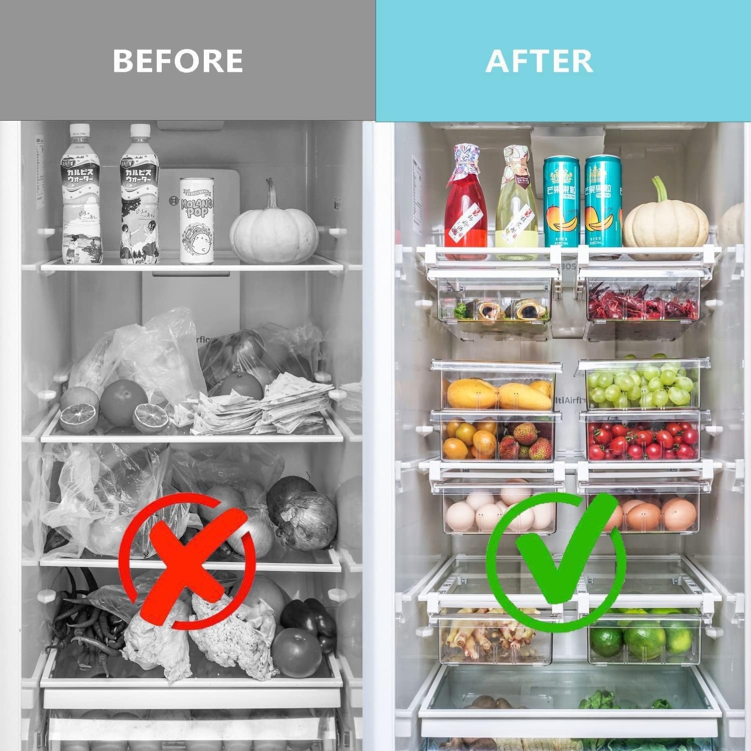 Sliding Egg Drawer for Refrigerator – Space-Saving Organizer