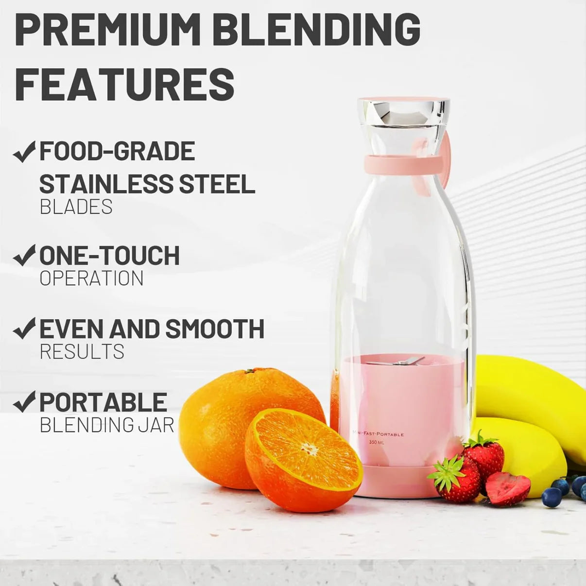 Portable Mini Juicer Blender — Fresh Smoothies Anywhere, Anytime