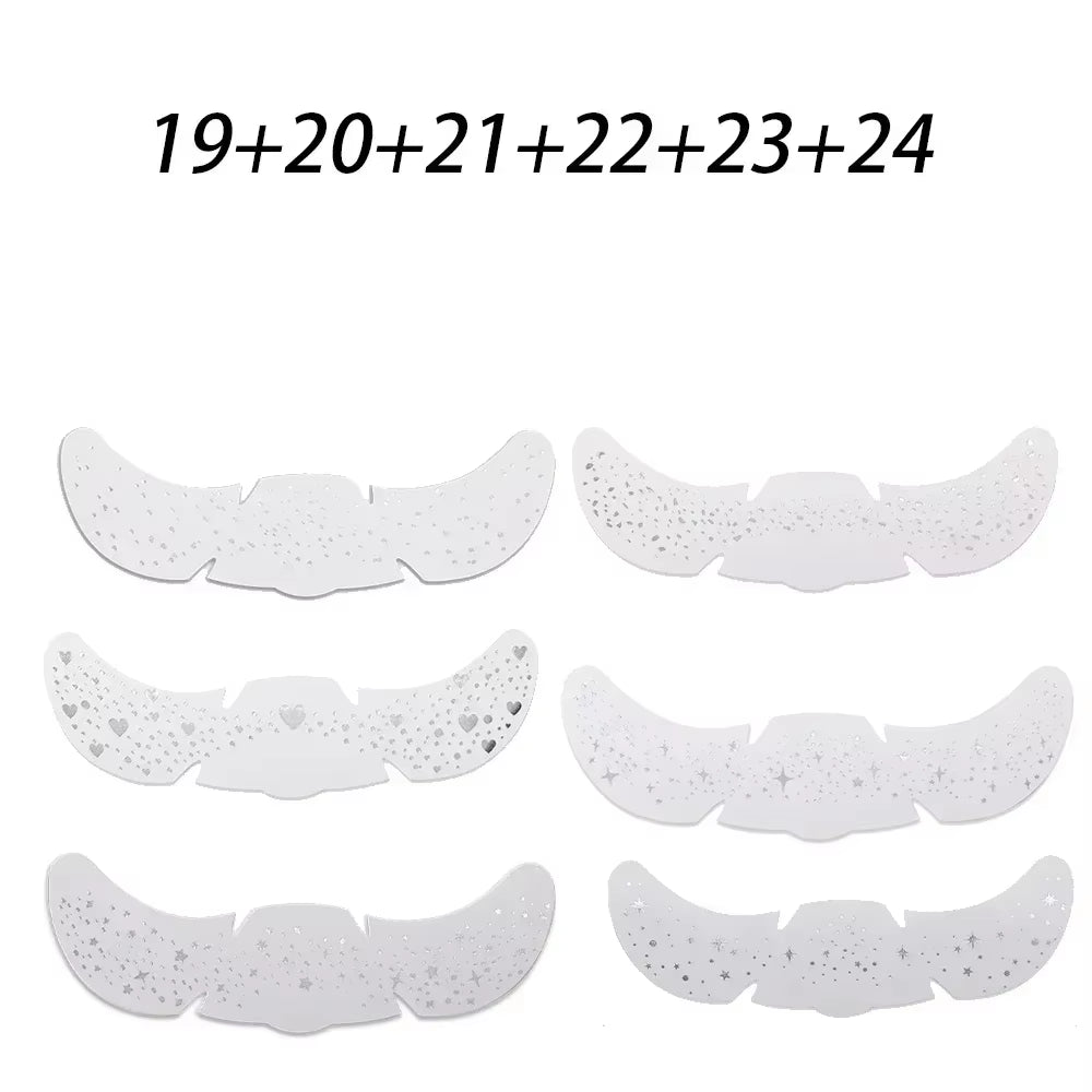 6Pcs Hot Stamping Freckles Makeup Patches Metallic Golden Silver Fake Freckles Temporary Tattoo Stickers