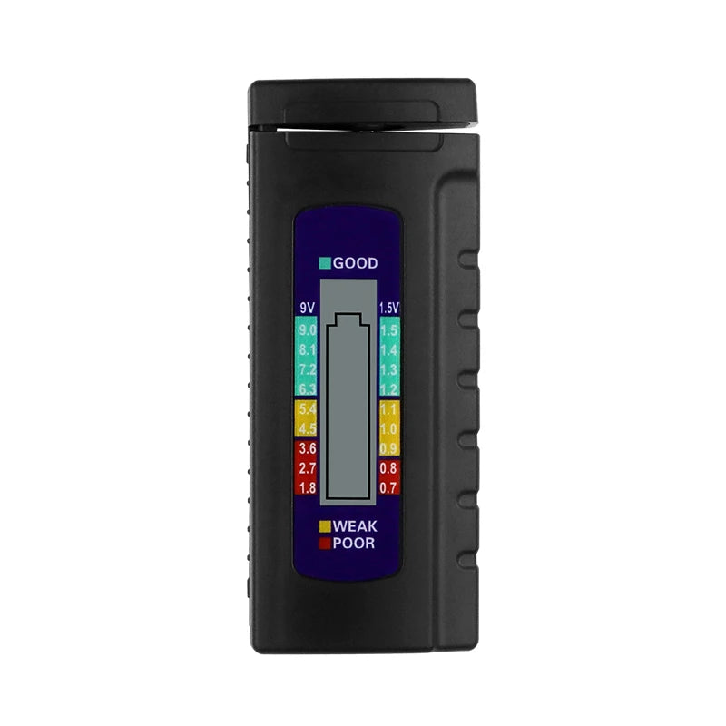 Digital Battery Tester Analyzer Testing Meter LCD Display AA AAA Button Cell Load Analyzer