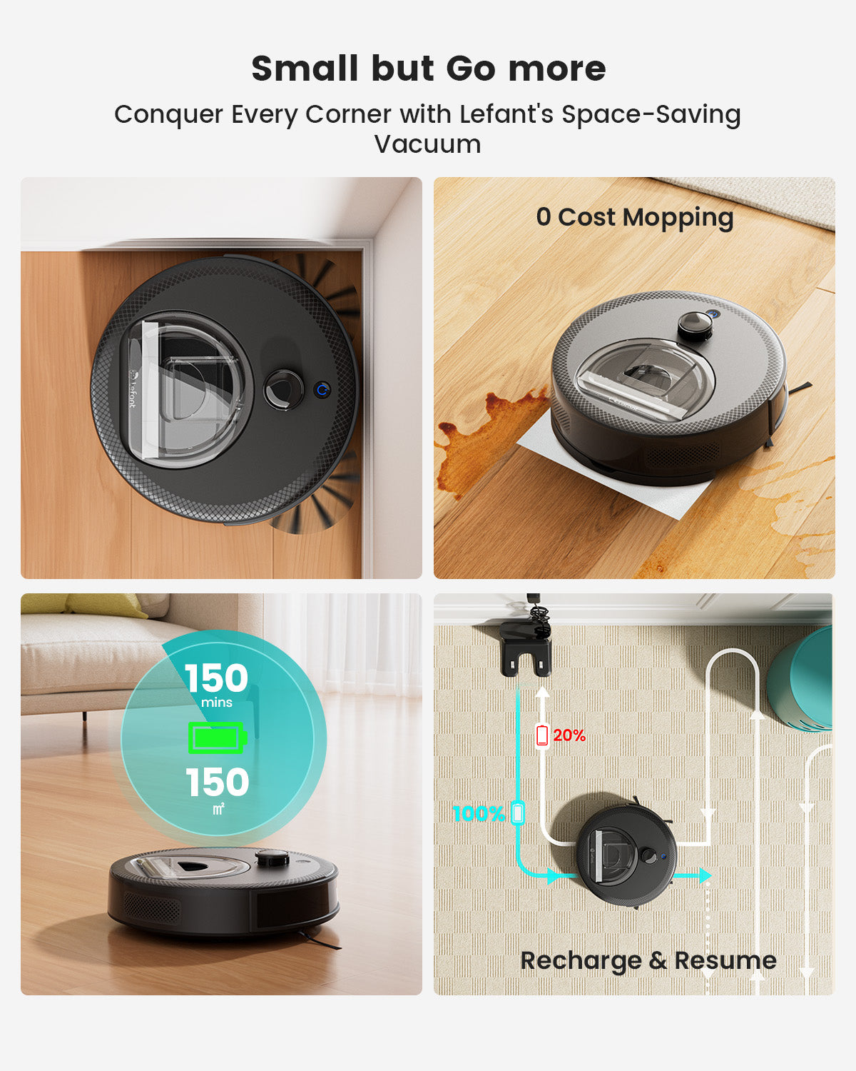M330 Smart Robot Vacuum and Mop with LiDAR Navigation