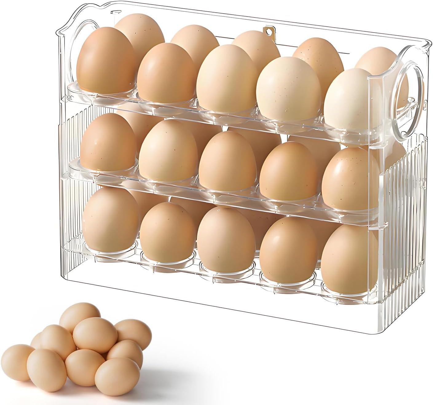30-Egg Stackable Refrigerator Storage Container