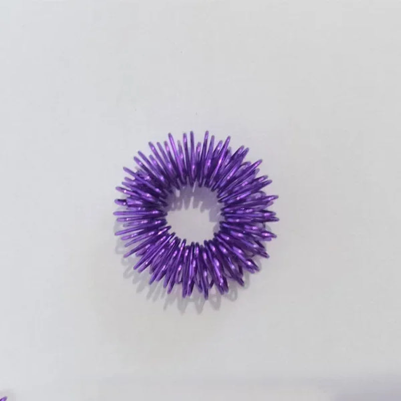 10Pcs Finger Massage Sujok Ring Acupuncture Ring Health Care Body Massage