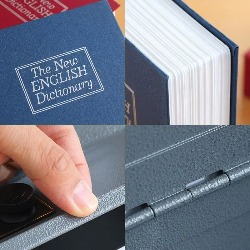 Dictionary Mini Book Safe Security Key Locker Money Hidden Secret Safe Box Cash Storage