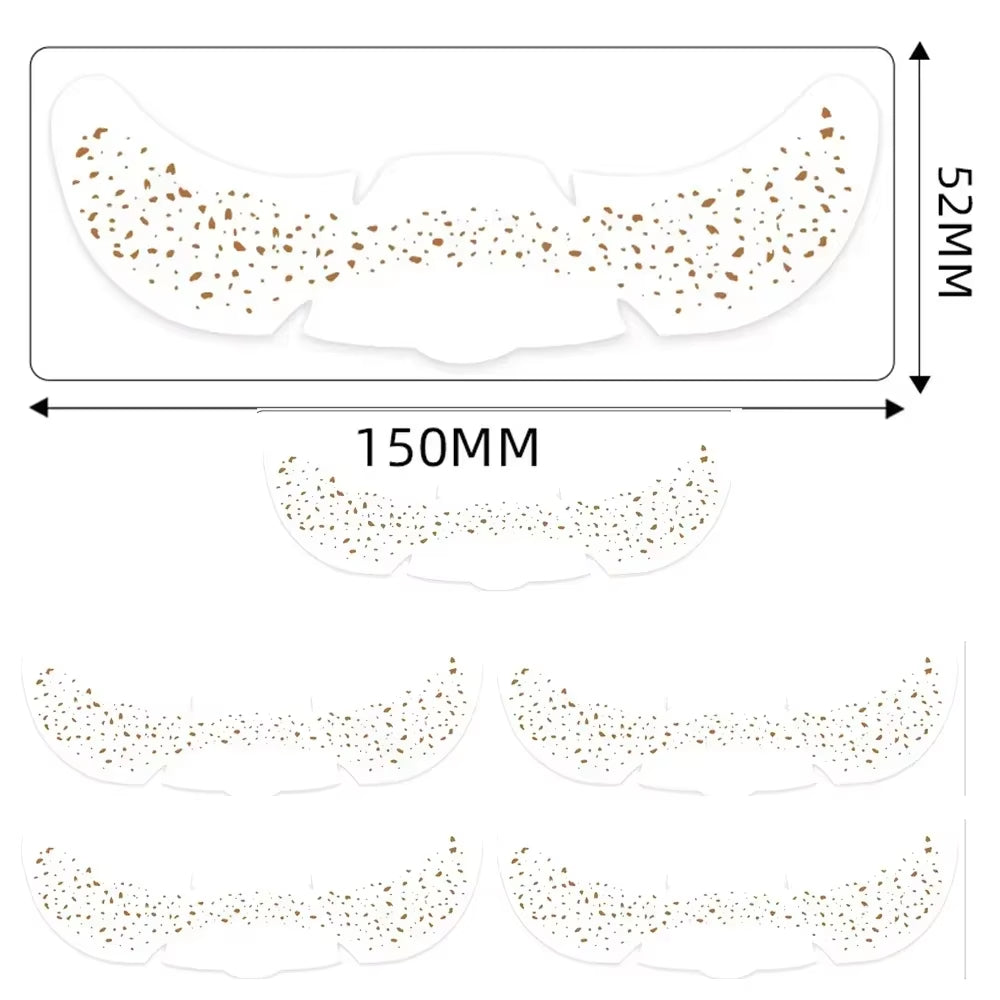 6Pcs Hot Stamping Freckles Makeup Patches Metallic Golden Silver Fake Freckles Temporary Tattoo Stickers