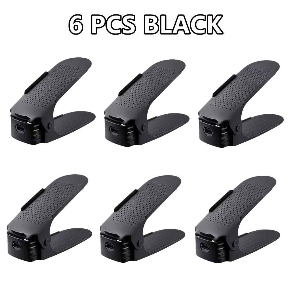 Adjustable Shoe Stacker Multi-Pack | Space Saving Double-Layer Organizer