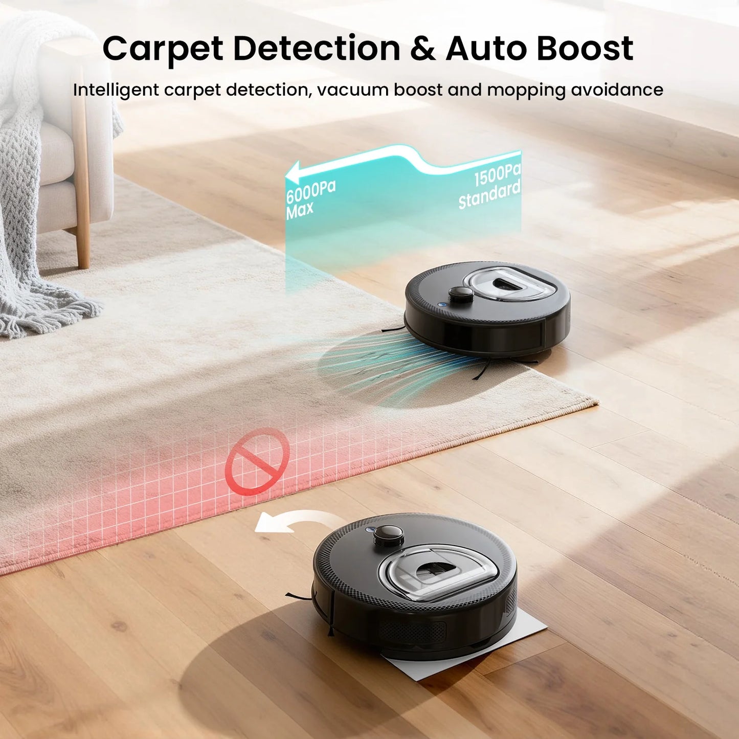 M330 Smart Robot Vacuum and Mop with LiDAR Navigation