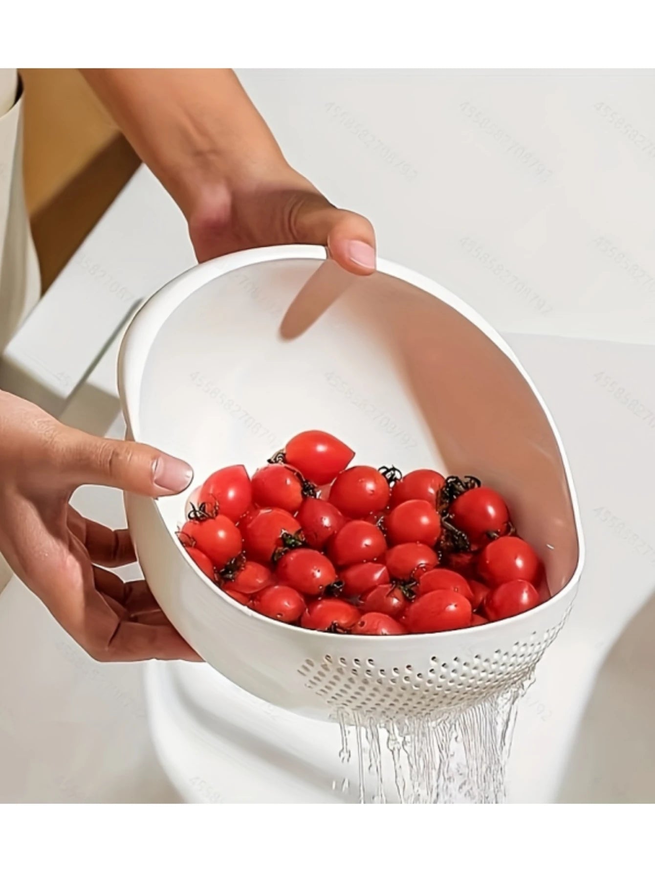 Kitchen Rice Filter & Fine Mesh Washing Bowl