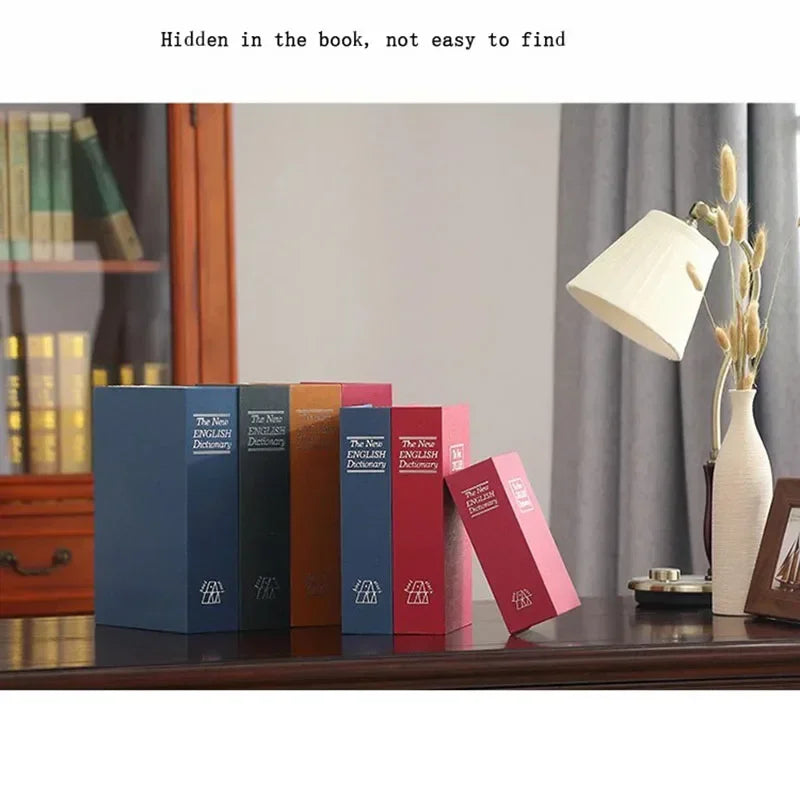 Dictionary Mini Book Safe Security Key Locker Money Hidden Secret Safe Box Cash Storage