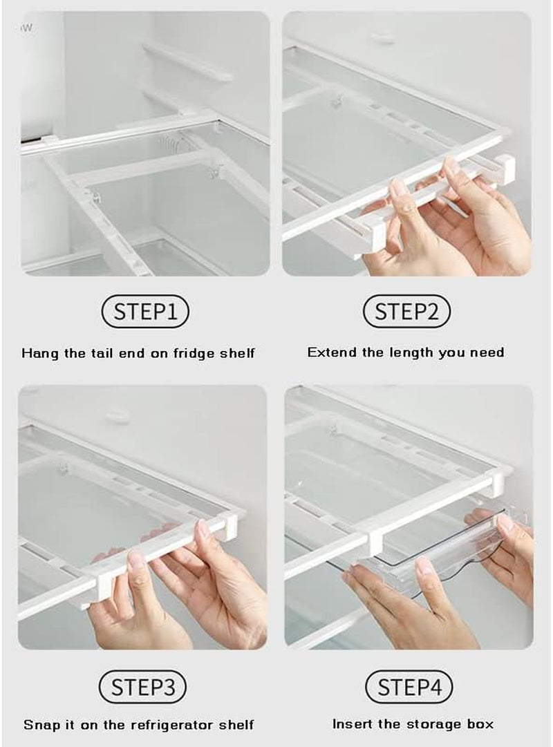 Sliding Egg Drawer for Refrigerator – Space-Saving Organizer